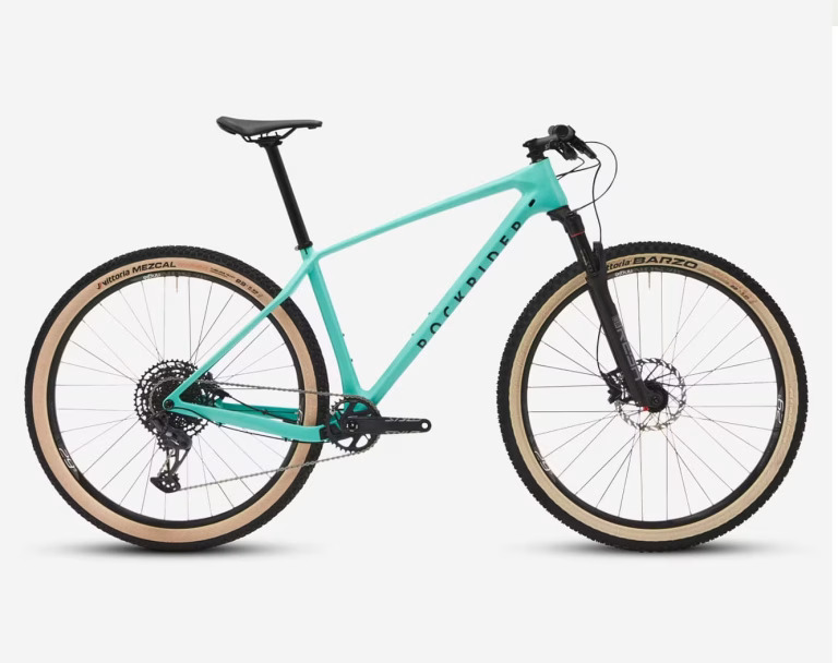 Teal Rockrider mountain bike available for rent